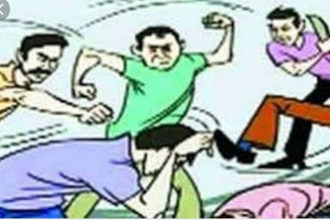 मारपीट के आरोपी को पुलिस ने किया गिरफ्तार, भेजा जेल।