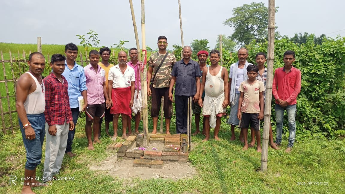 कालिकापुर निवाशी सीआरपीएफ बटालियन बनाएंगे भव्य मंदिर ।