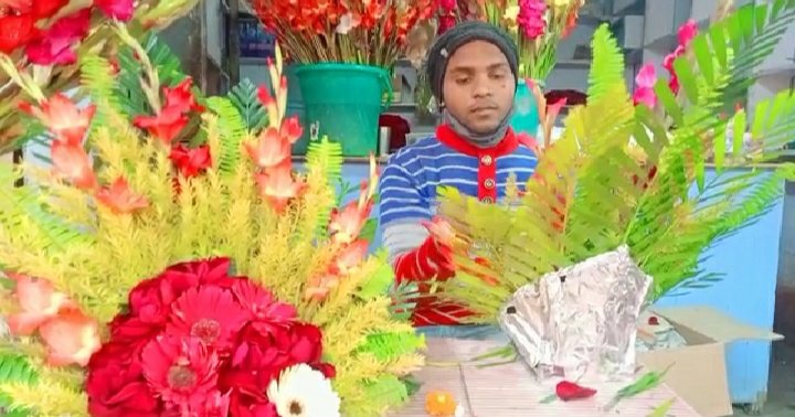 भागलपुर: लॉकडाउन में मुरझाए फूल, कारोबार भी हुए चौपट ।