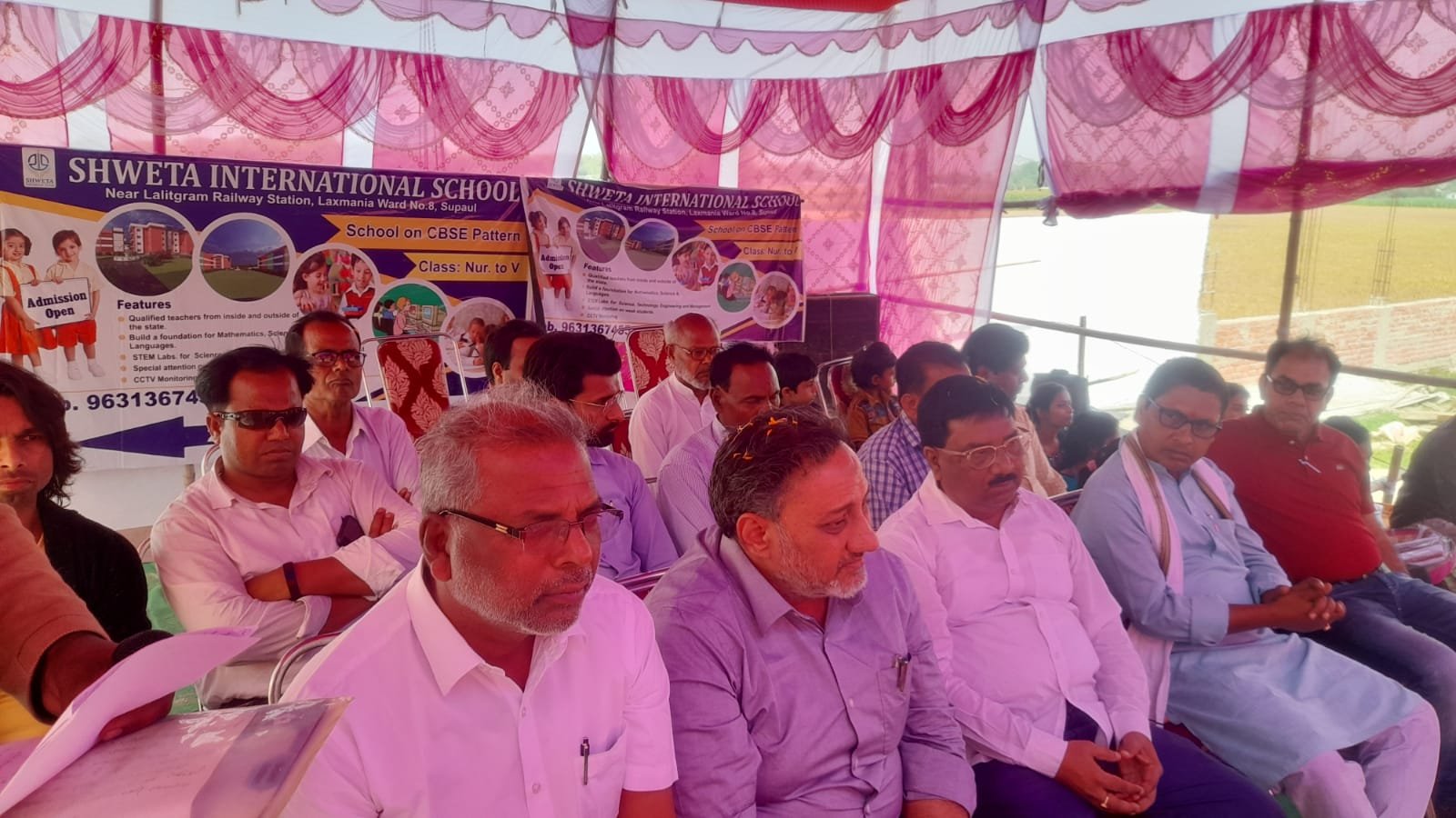 लक्ष्मीनियाँ में नव निर्मित स्वेता इंटरनेशनल स्कूल का हुआ उद्घाटन।।