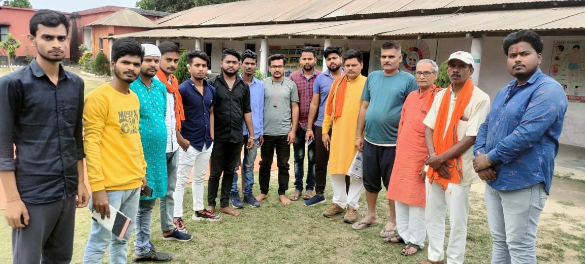 बजरंग दल की बैठक:विश्व हिन्दू परिषद बजरंग दल ने आगामी रामनामी को ले किया चर्चा।