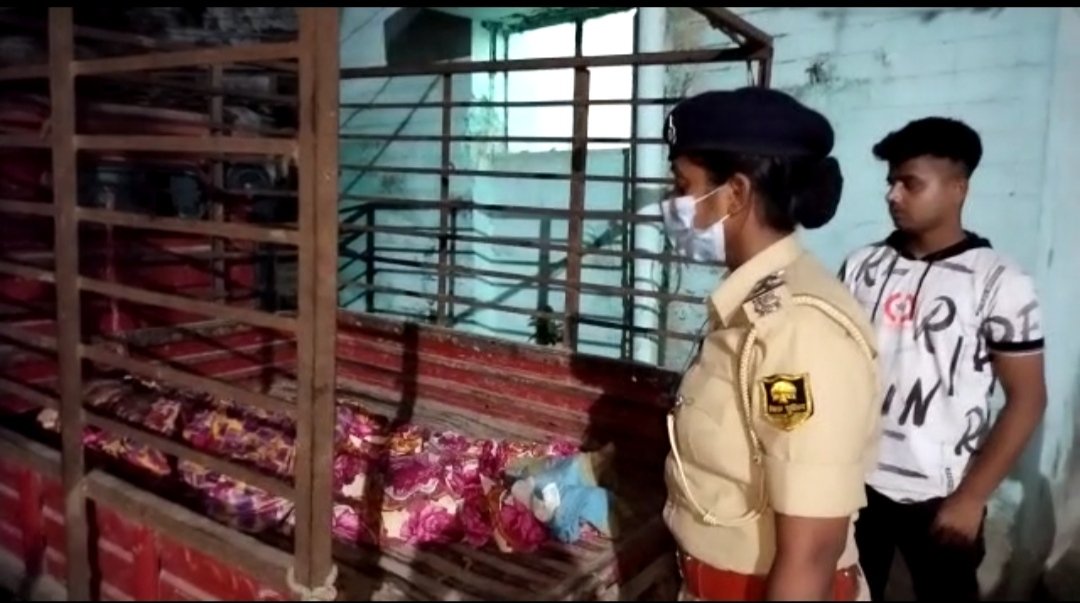 वृद्धा को बेटे ने पीटकर कर दी हत्या ।