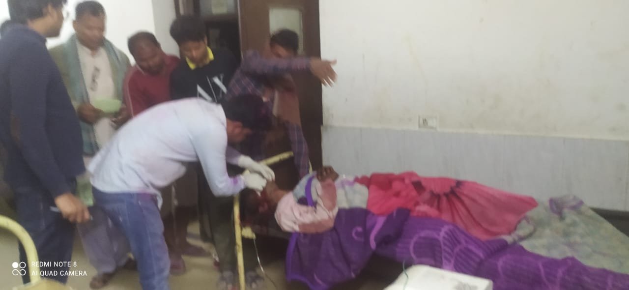 भपटियाही थाना क्षेत्र मे होलि के दिन सड़क हादसा मे पोता की मौत ,दादा गंभीर रुप से जख्मी