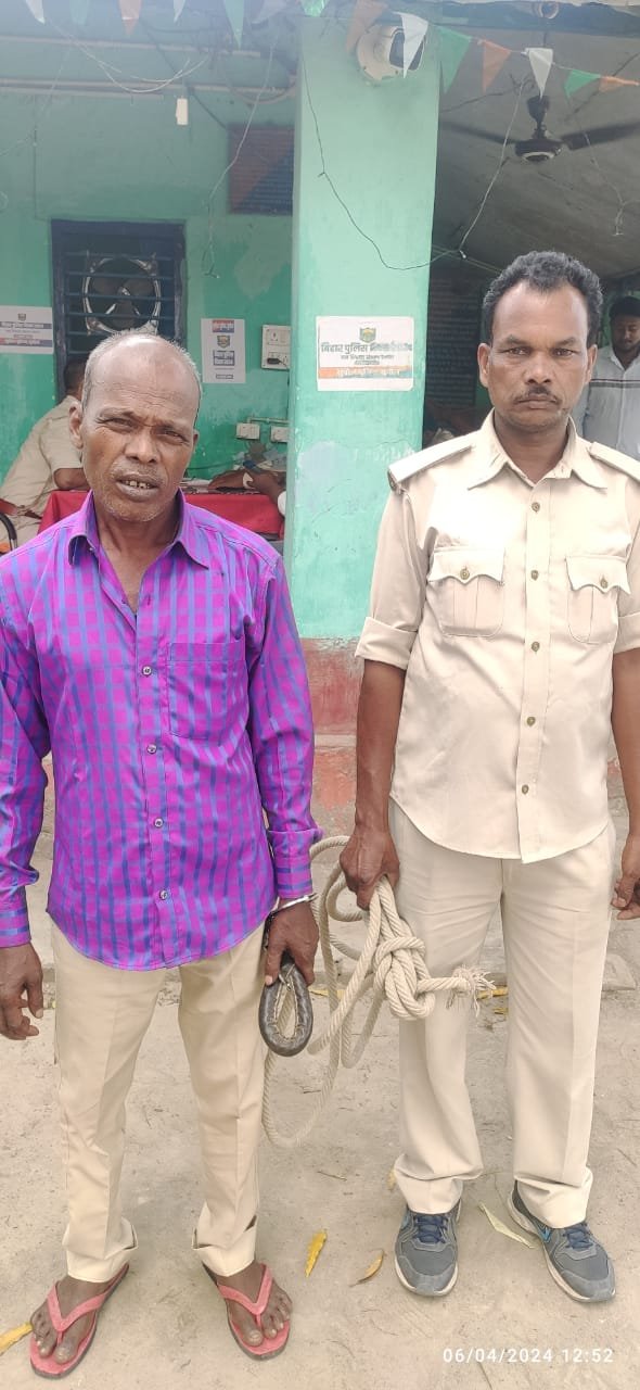 करजाईन /राघोपुर : 50 बोतल शराब के साथ एक गिरफ्तार।