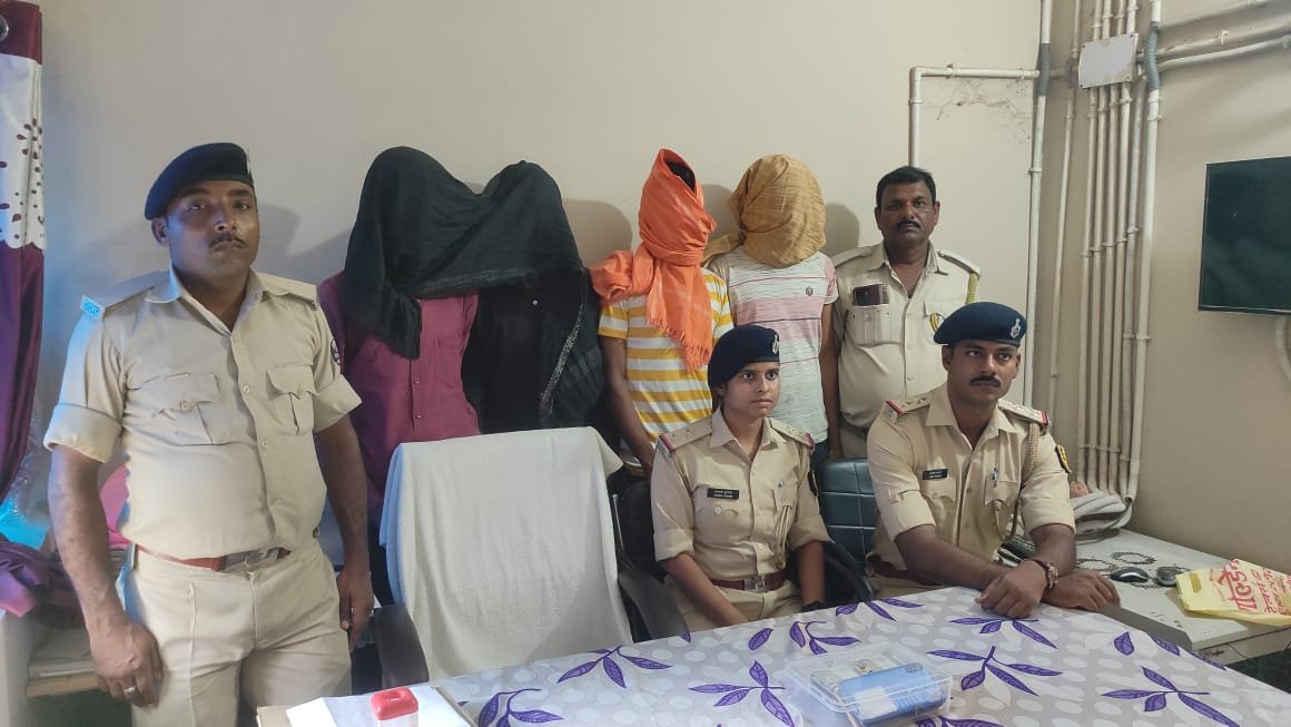 प्रतापगंज/सुपौल: लूट की घटना के 24 घण्टे के भीतर पुलिस ने किया घटना का उदभेदन, 4 गिरफ्तार।